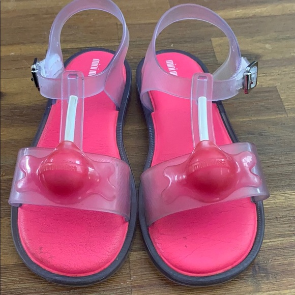 mini melissa lollipop sandals